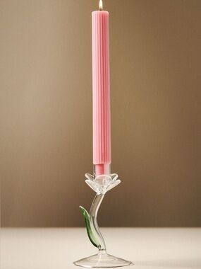 Anthropologie Ivie Glass Candle Holder
